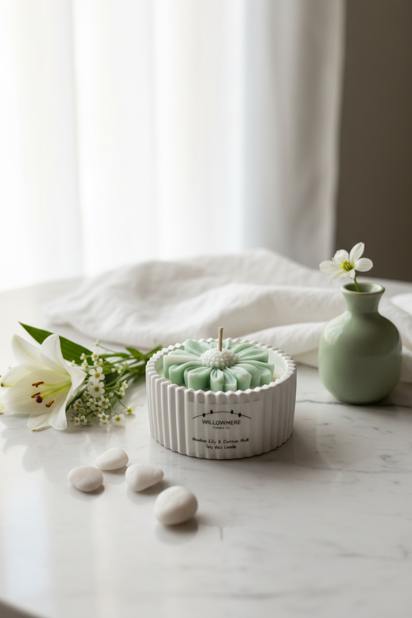 Meadow Lily & Cotton Musk lifestyle home setting