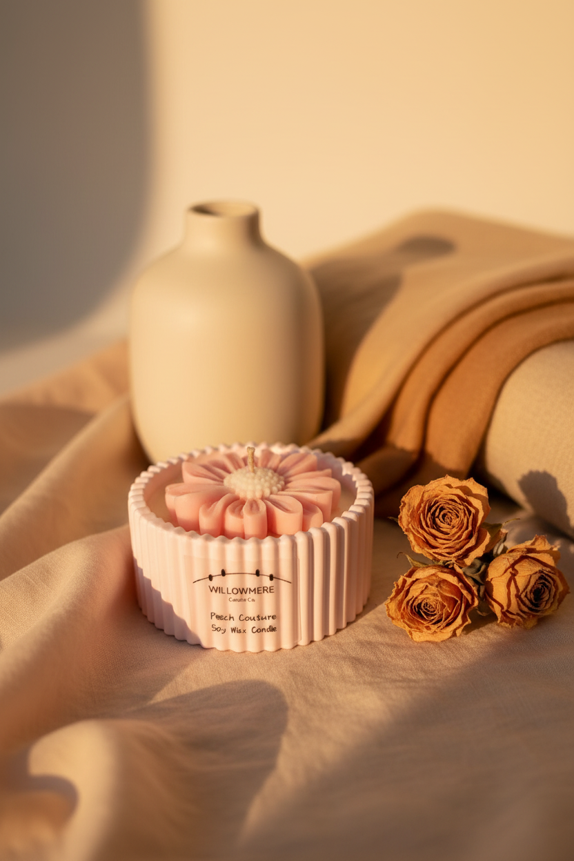 Peach Couture lifestyle home setting